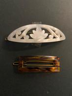 2 Vintage Franse Haarspelden, Ophalen of Verzenden, Gebruikt, Haarspeld