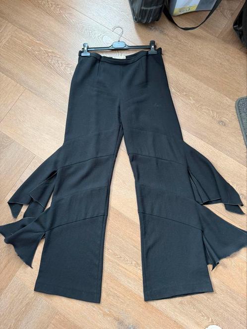 Valentino * mooie vintage ruffle broek, Kleding | Dames, Broeken en Pantalons, Zwart, Lang, Verzenden