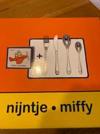 Kinderbestek nijntje in cadeaudoos met boek, Huis en Inrichting, Keuken | Bestek, Nieuw, Ophalen of Verzenden, Rvs of Chroom, Vaatwasserbestendig