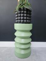 Hkliving Stoneware Bijzettafel Groen, Ophalen, Minder dan 55 cm, Rond, Zo goed als nieuw