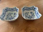 Swiebelmuster (Zwiebelmuster) diepe vierkante schalen, Ophalen of Verzenden