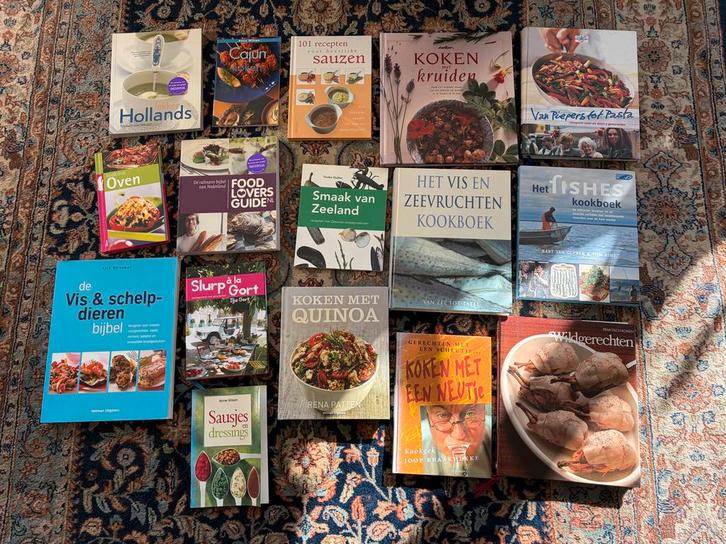 16 Kookboeken - Diverse Keukens en Recepten, Boeken, Kookboeken, Gelezen, Voorgerechten en Soepen, Overige gebieden, Gezond koken