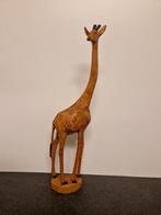 Giraffe uit Tanzania, Antiek en Kunst, Kunst | Beelden en Houtsnijwerken, Ophalen of Verzenden