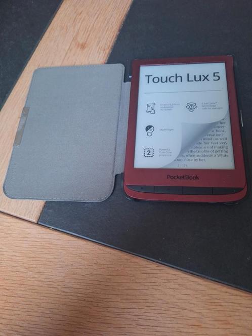 E-reader pocketbook touch lux 5, Computers en Software, E-readers, Gebruikt, 6 inch of minder, Touchscreen, Wi-Fi, Ophalen