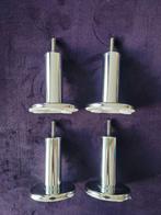 4 Pootjes Zilver verzinkt hoogte 10 cm
Draad M8 lengte 3 cm, Ophalen of Verzenden, Overige typen