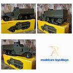 Dinky Toys no.822&823 Halftrack & Cuisine Roulante 1/43, Verzenden, Zo goed als nieuw, Auto, Dinky Toys