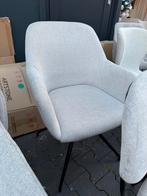 Beige grijs eetkamerstoel draaibaar, Huis en Inrichting, Stoelen, Ophalen, Zo goed als nieuw, Overige kleuren, Vijf, Zes of meer stoelen