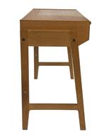 Vintage kaptafel compact bereau eiken jaren 70 design, Gebruikt, Vintage, 50 tot 100 cm, Minder dan 100 cm