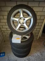 Winterbanden met aluminium velgen, Ophalen, Gebruikt, 15 inch, Banden en Velgen