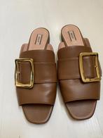 Bally Janaya flat sandals/ sandalen 38.5, Bruin, Zo goed als nieuw, Bally, Sandalen of Muiltjes