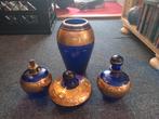 Blauw en Gouden Vaas en Parfumflesjes Set, Ophalen