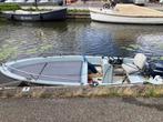TE KOOP: Polyester Consoleboot met 9,9 pk Yamaha motor, Watersport en Boten, Vis- en Consoleboten, Ophalen, Gebruikt, Tot 10 pk