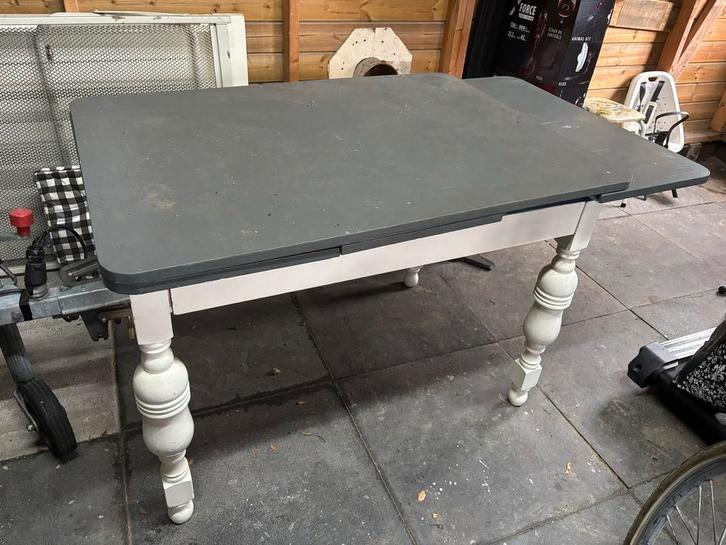 Vintage Uitschuifbare Eettafel - Gratis afhalen!, Antiek en Kunst, Antiek | Meubels | Tafels, Ophalen