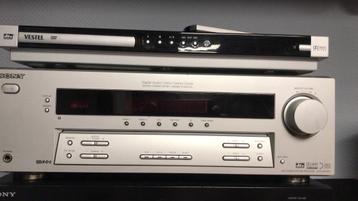 Sony Stereo/FM-AM Reciever STR-DE495P+ DVD+surround set beschikbaar voor biedingen