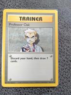 Base set pokemon trainer professor oak, Ophalen of Verzenden, Zo goed als nieuw, Losse kaart