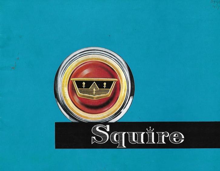 Brochure SQUIRE ( Ford ) Station-car, 1956 (NL)., Boeken, Auto's | Folders en Tijdschriften, Nieuw, Ford, Ophalen of Verzenden