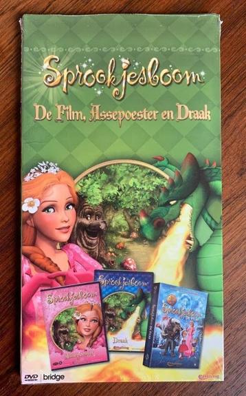 3-DVD Sprookjesboom; de film, Assepoester, Draak; NIEUW beschikbaar voor biedingen