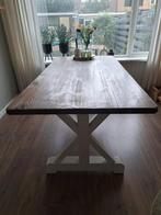 Houten eettafel, Huis en Inrichting, Tafels | Eettafels, Ophalen, Gebruikt, 50 tot 100 cm, 150 tot 200 cm