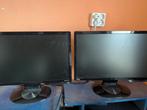 Twee BenQ beeldschermen, Computers en Software, Monitoren, Gebruikt, Hoofdtelefoonaansluiting, Full HD, BenQ