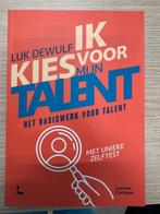 Luk Dewulf - ik kies voor mijn talent, Verzenden, Nieuw, Luk Dewulf