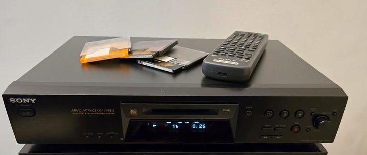 Sony MDS-JE480 Minidisc Recorder met AB Longplay, Audio, Tv en Foto, Walkmans, Discmans en Minidiscspelers, Minidisc-recorder