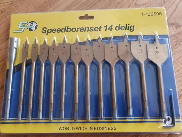Aanbieding Speedborenset 14-delig € 10,00, Auto diversen, Overige Auto diversen, Ophalen of Verzenden