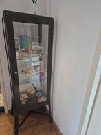Fabrikor ikea vitrinekast antraciet grijs, Huis en Inrichting, Kasten | Vitrinekasten, Ophalen, Gebruikt, 25 tot 50 cm