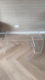 Transparante salontafel, Ophalen, Kunststof, 50 tot 100 cm, 100 tot 150 cm