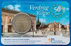 2 Euro 2007 Verdrag van Rome Coincard UNC, Postzegels en Munten, Munten | Nederland, Verzenden, Koningin Beatrix, Euro's, Setje