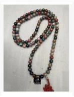Gebed Tibetaans Mala Agaat ketting meditatie 135 cm lang, Nieuw, Ophalen of Verzenden, X, X