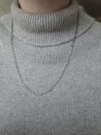 Vintage zilveren schakelketting, Sieraden, Tassen en Uiterlijk, Kettingen, Ophalen of Verzenden, Zo goed als nieuw, Zilver, Zilver