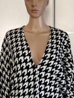 i41 Only maat S=36 oversized fijn-gebreid vest zwart/wit, Only, Wit, Ophalen of Verzenden, Zo goed als nieuw
