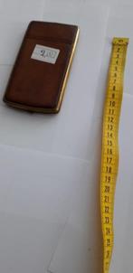 Vintage sigaren koker, Ophalen of Verzenden, Gebruikt, Leer