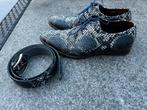 Van Bommel herenschoenen maat 6,5 - 7, Kleding | Heren, Schoenen, Ophalen of Verzenden, Zo goed als nieuw, Blauw, Floris van Bommel