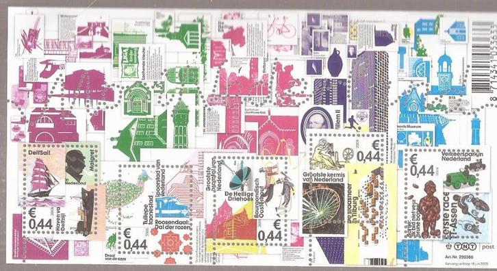 Postzegelvel Mooi Nederland combi Assen Delfzijl Tilburg Roo, Postzegels en Munten, Postzegels | Nederland, Postfris, Na 1940