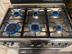 Smeg 6-pits fornuis - 90cm breed, Witgoed en Apparatuur, Fornuizen, Ophalen, Gebruikt, 60 cm of meer, Grill
