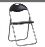Opklapbare stoel - Zwart/Zilver (GEZOCHT), Huis en Inrichting, Ophalen, Zwart, Zo goed als nieuw, Metaal