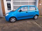 Chevrolet Matiz 0.8 2009 Blauw apk 21-1-2026!!, Auto's, Voorwielaandrijving, Matiz, Blauw, 17 €/maand