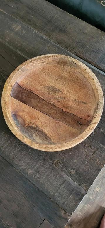 Houten fruitschaal / Decoratieschaal/serveerschaal beschikbaar voor biedingen