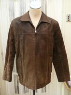 Canda suede lederen jas maat 54 leer, Maat 52/54 (L), Bruin, Gedragen, C&A