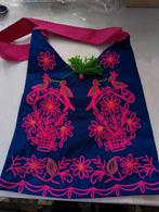 Nieuwe Lodsh Tas met Borduursels, Sieraden, Tassen en Uiterlijk, Tassen | Damestassen, Ophalen of Verzenden, Nieuw, Blauw, Schoudertasje