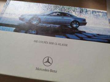 Uit 2000 dikke Mercedes CL COUPÉS folder hardcover boek  beschikbaar voor biedingen