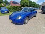 Fiat Barchetta 1.8-16V Inclusief hardtop! (bj 1996), Voorwielaandrijving, Zwart, Cabriolet, Blauw