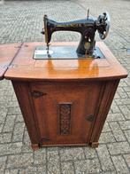 Antieke Singer Naaimachine met Kast, Antiek en Kunst, Ophalen of Verzenden