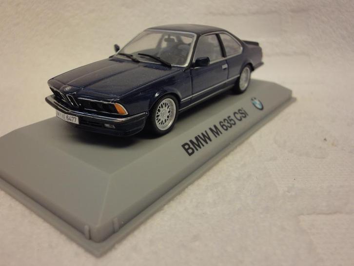 BMW M 635 CSi Coupe (E24)Minichamps 1:43 80429421475 blauw, Hobby en Vrije tijd, Modelauto's | 1:43, Zo goed als nieuw, Auto, MiniChamps