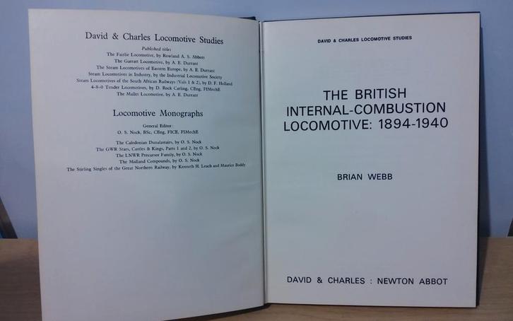 British Internal-Combustion Locomotive 1894-1940, Verzamelen, Spoorwegen en Tramwegen, Ophalen of Verzenden