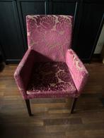 Drie elegante Mondial fauteuils met bloemenmotief, Ophalen, 25 tot 50 m², Roze