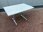 7 terrastafels €150.00, Tuin en Terras, Tuintafels, Ophalen, Gebruikt, Rechthoekig