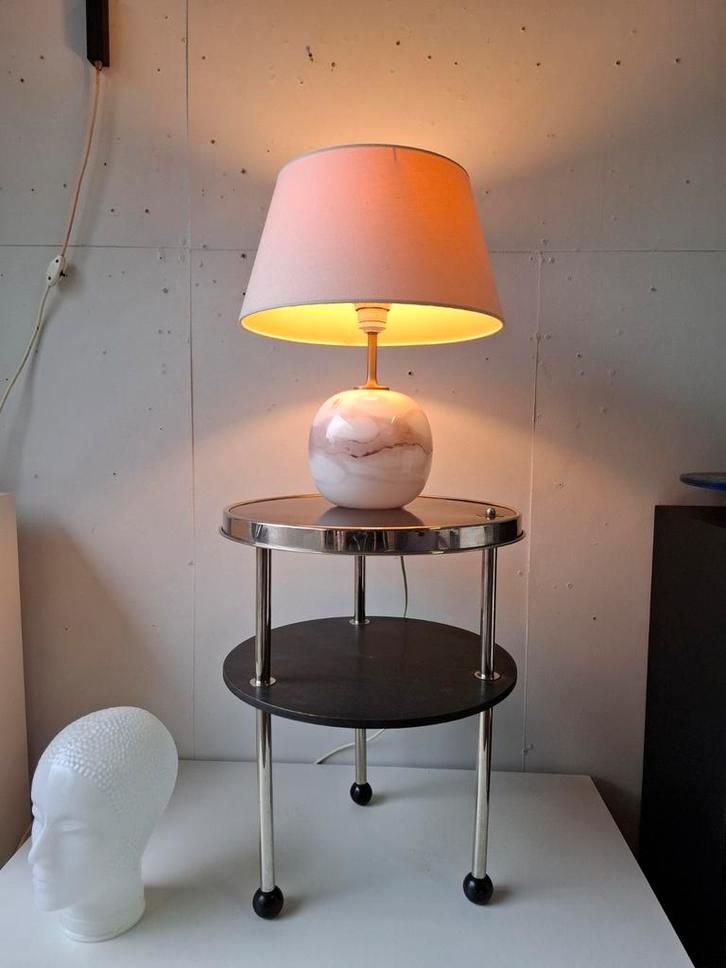 Vintage lamp Holmegaard Deens design Sakura Michael Bang, Huis en Inrichting, Lampen | Tafellampen, Gebruikt, Minder dan 50 cm