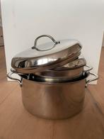BK pannenset, Ophalen of Verzenden, Zo goed als nieuw, Rvs, Pannenset